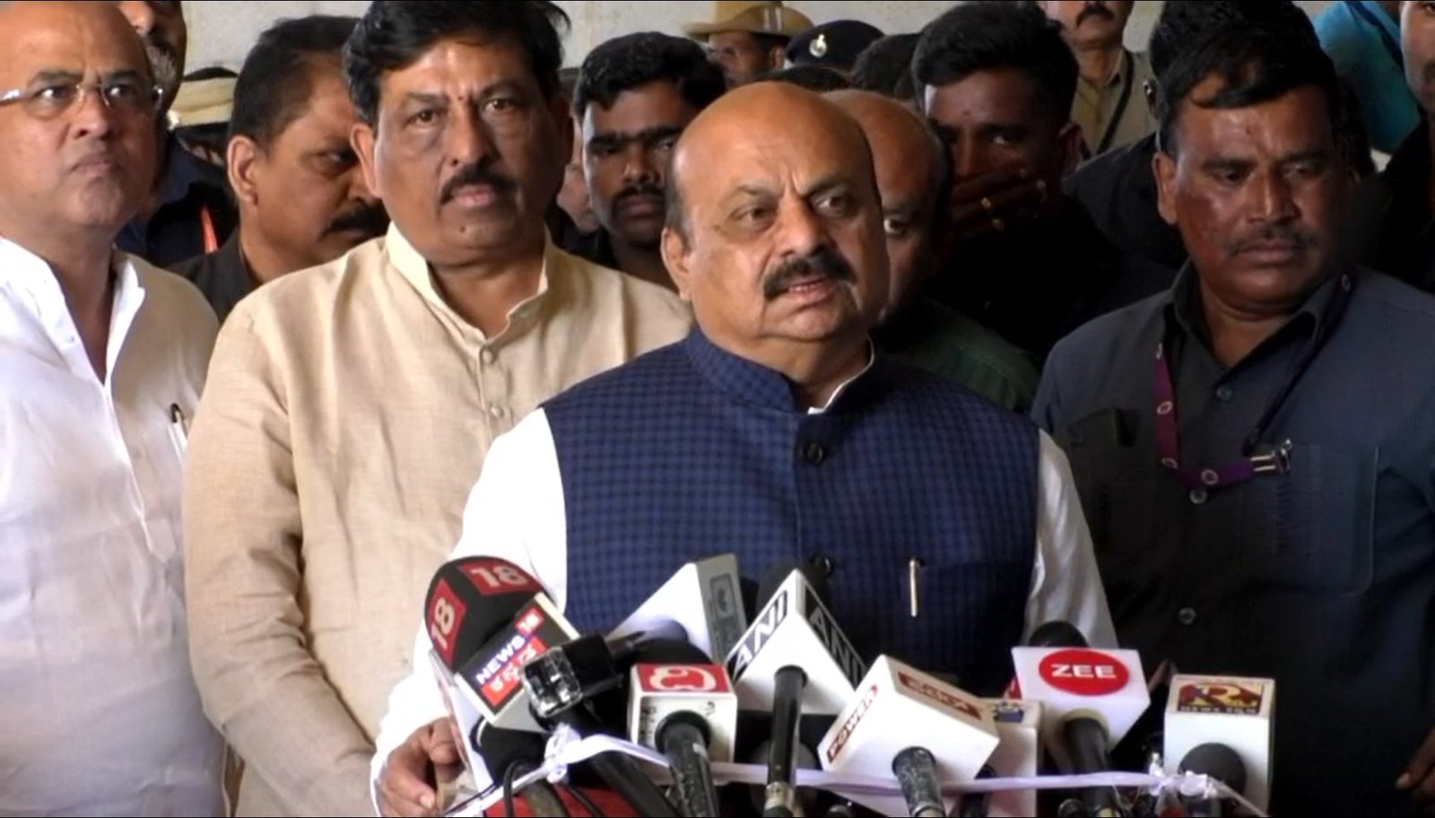 CM bommai media briefing at Suvarna Vidhana Soudha