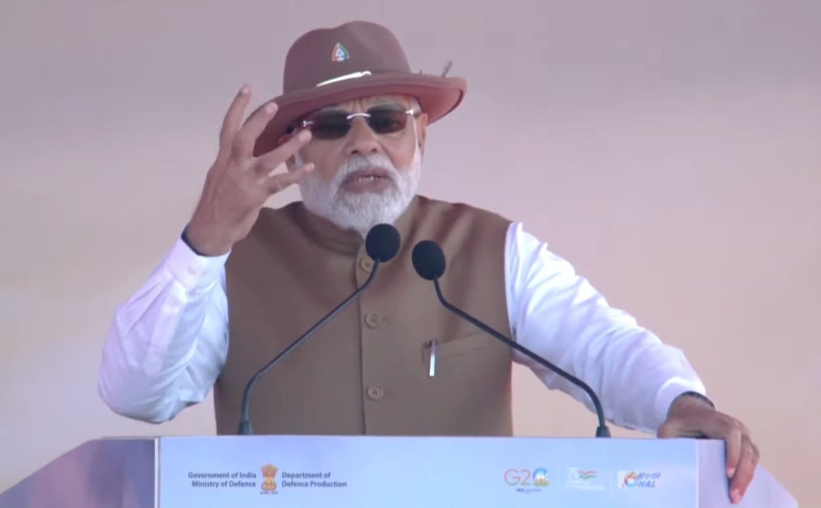 India aims to take defence exports to $5 billion by 2024-25: PM Modi at Aero India 2023