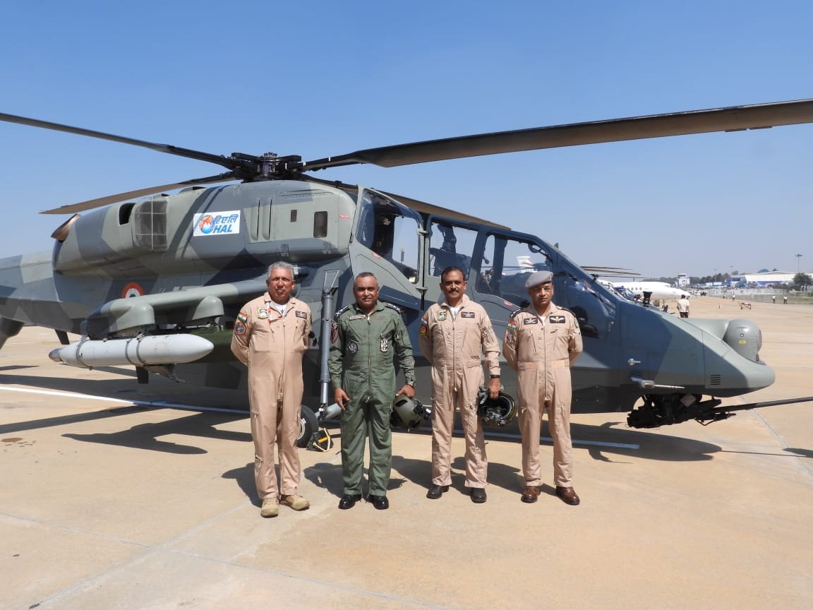 Indian Army chief General Manoj Pande on Monday flew in the Light Combat Helicopter at the 14th edition of Aero India at Bengaluru, Karnataka.