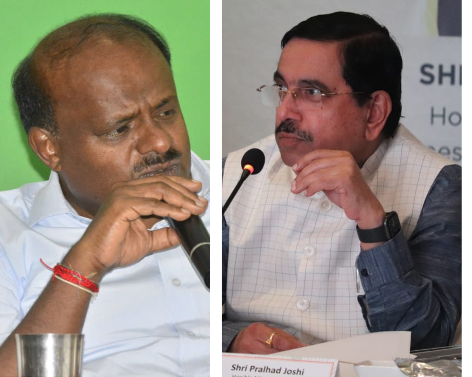 Kumaraswamy and Pralhad Joshi