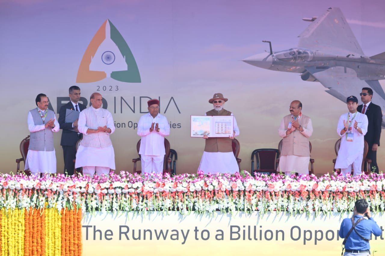 PM Modi inaugurates Aero India 2023 in Bengaluru