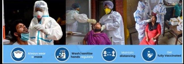 5,874 new Covid cases recorded in India