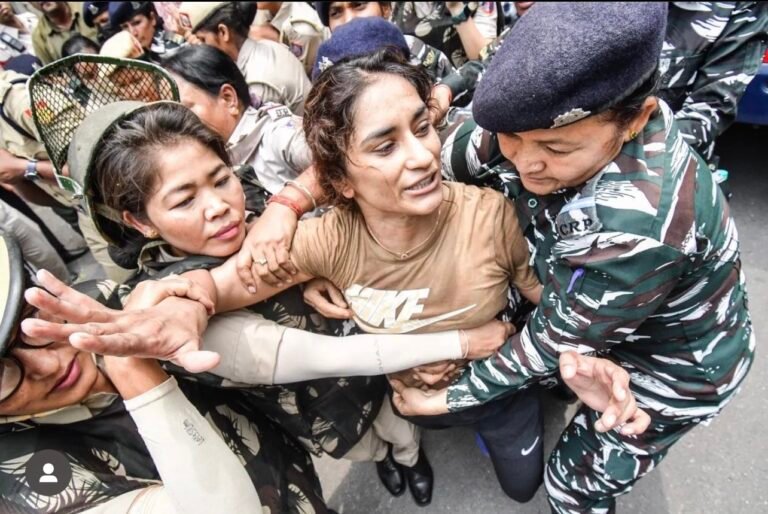 Protesting wrestlers detained, Police clears protest site at Jantar Mantar