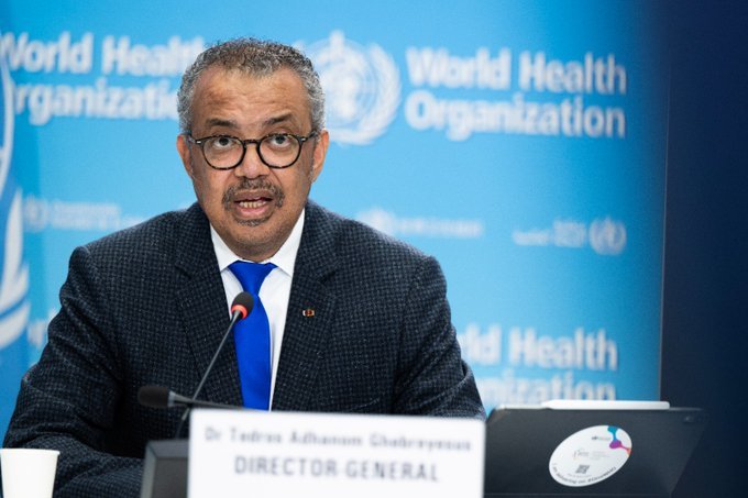 WHO Director-General Tedros Adhanom Ghebreyesus,