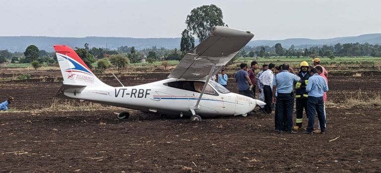 Training aircraft makes emergency landing in Karnataka's Belagavi, pilots sustain minor injuries