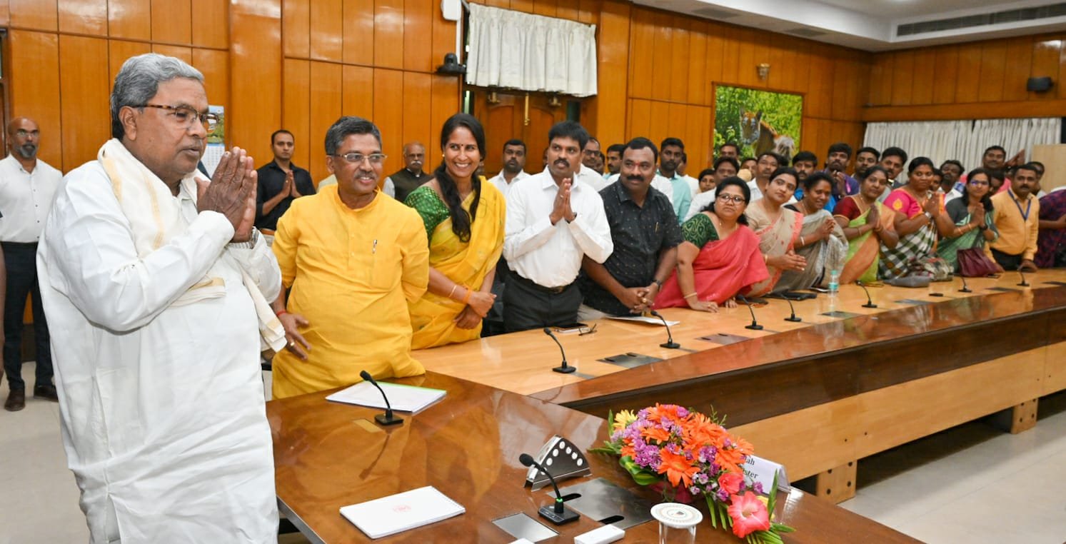 CM Siddaramaiah indicates holding discussion on implementing OPS 1 CM Siddaramaiah indicates holding discussion on implementing OPS