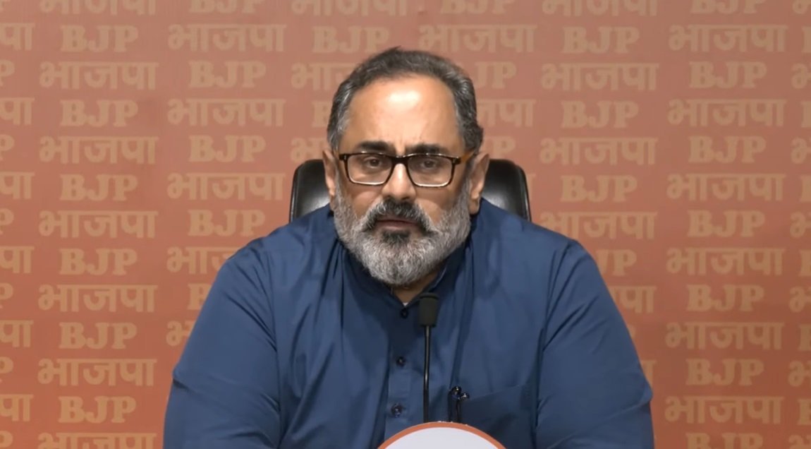 Cong's 'prism' of looking at history limited to Nehru-Gandhi family: Rajeev Chandrashekar