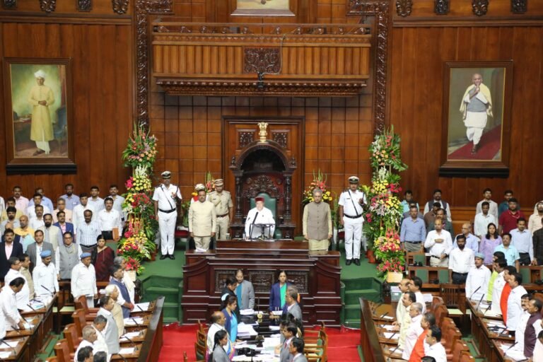 K'taka govt will take all steps to build a peaceful and loving society: Governor in joint address to Legislature.