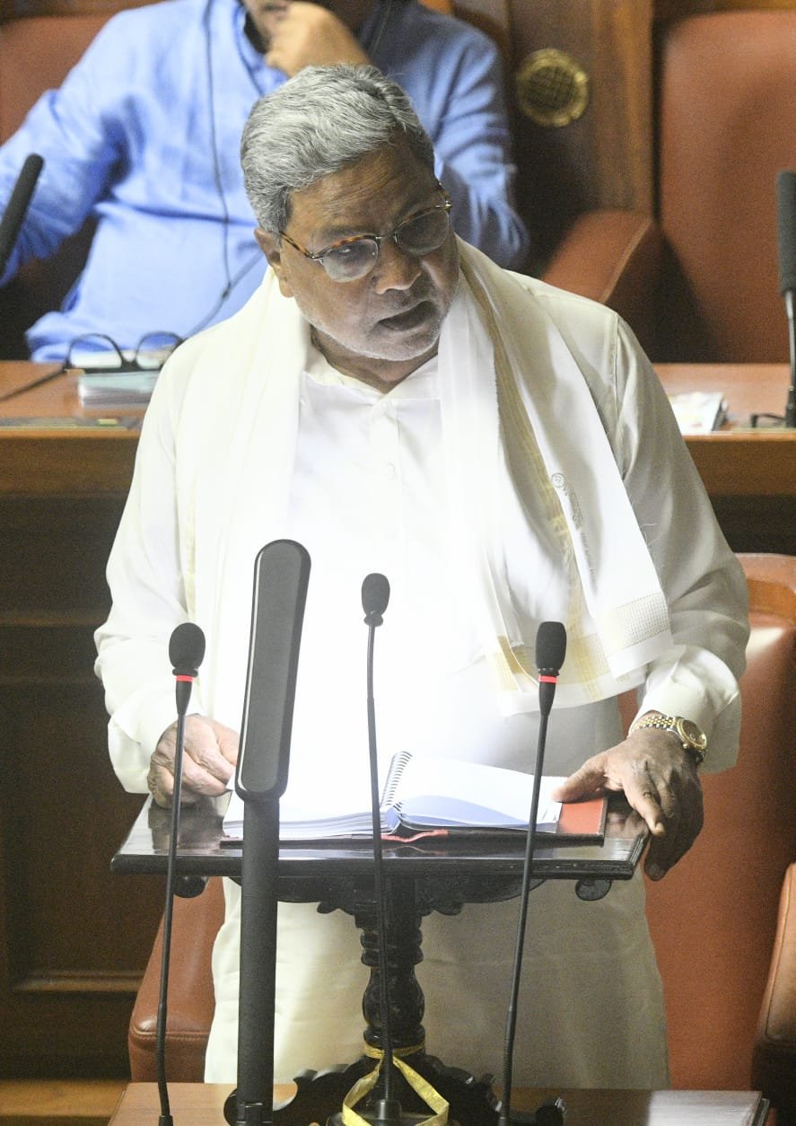 Presenting a record 14th budget, Karnataka CM Siddaramaiah says Rs 52,000 crore to be spent for five key poll promises