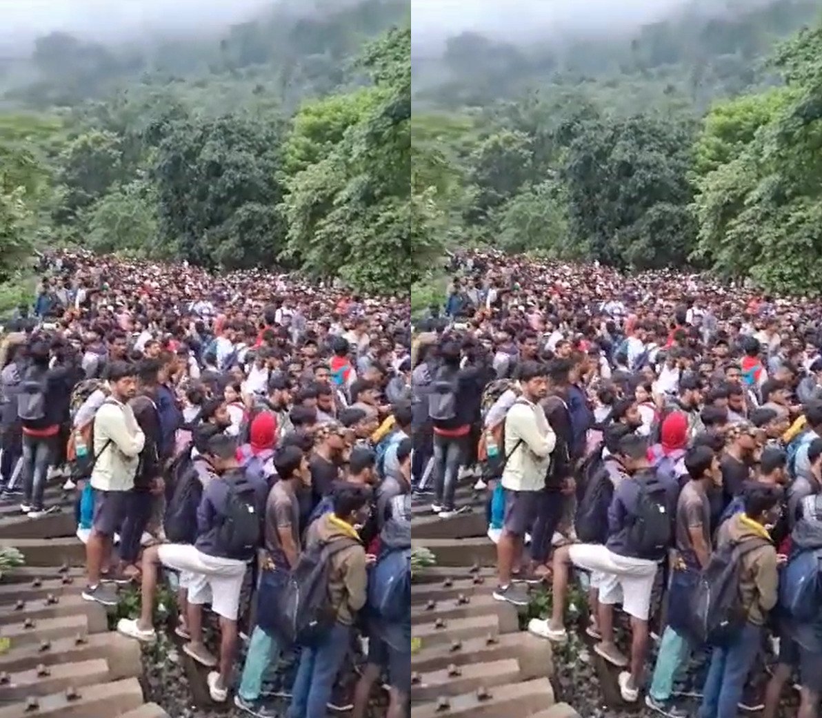 Goa: Tourists stopped from visiting Dudhsagar waterfall; Railways urges them not to walk on tracks