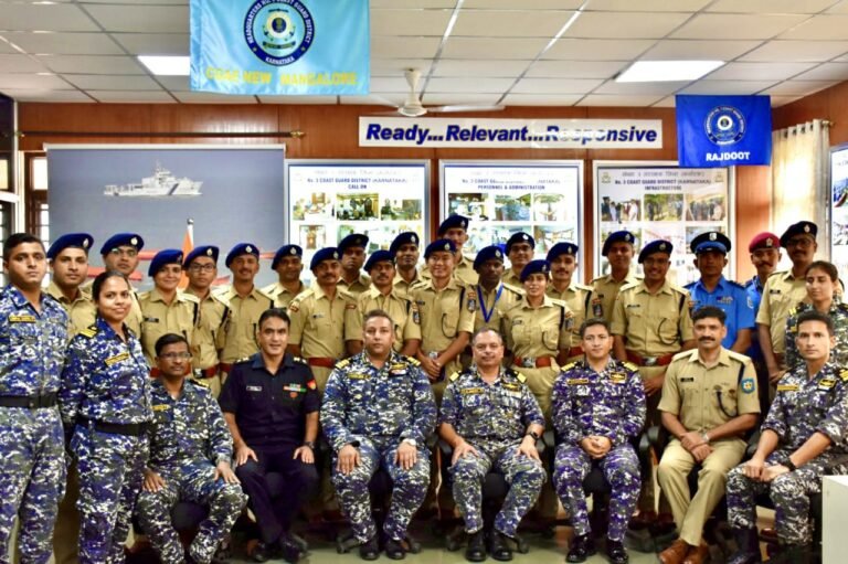 Trainee IPS Officers Visit to New Mangalore Headquarters Coast Guard
