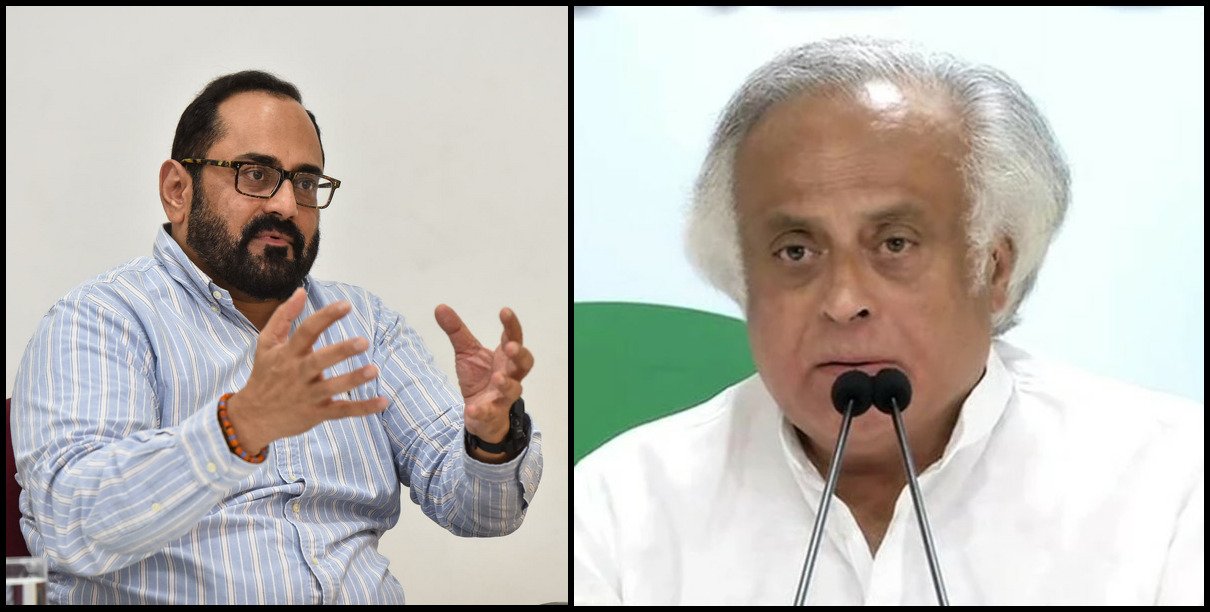 Rajeev Chandrasekhar hits back at Jairam Ramesh over his dig at PM's Rozgar Mela