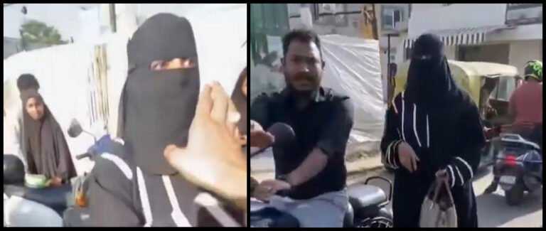 Man arrested for abusing burqa-clad woman travelling with Hindu man on two-wheeler