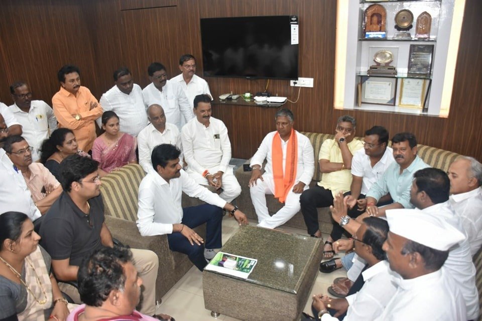 BJP stages protest for permission to celebrate Ganesha festival at Hubbali’s Idgah Maidan