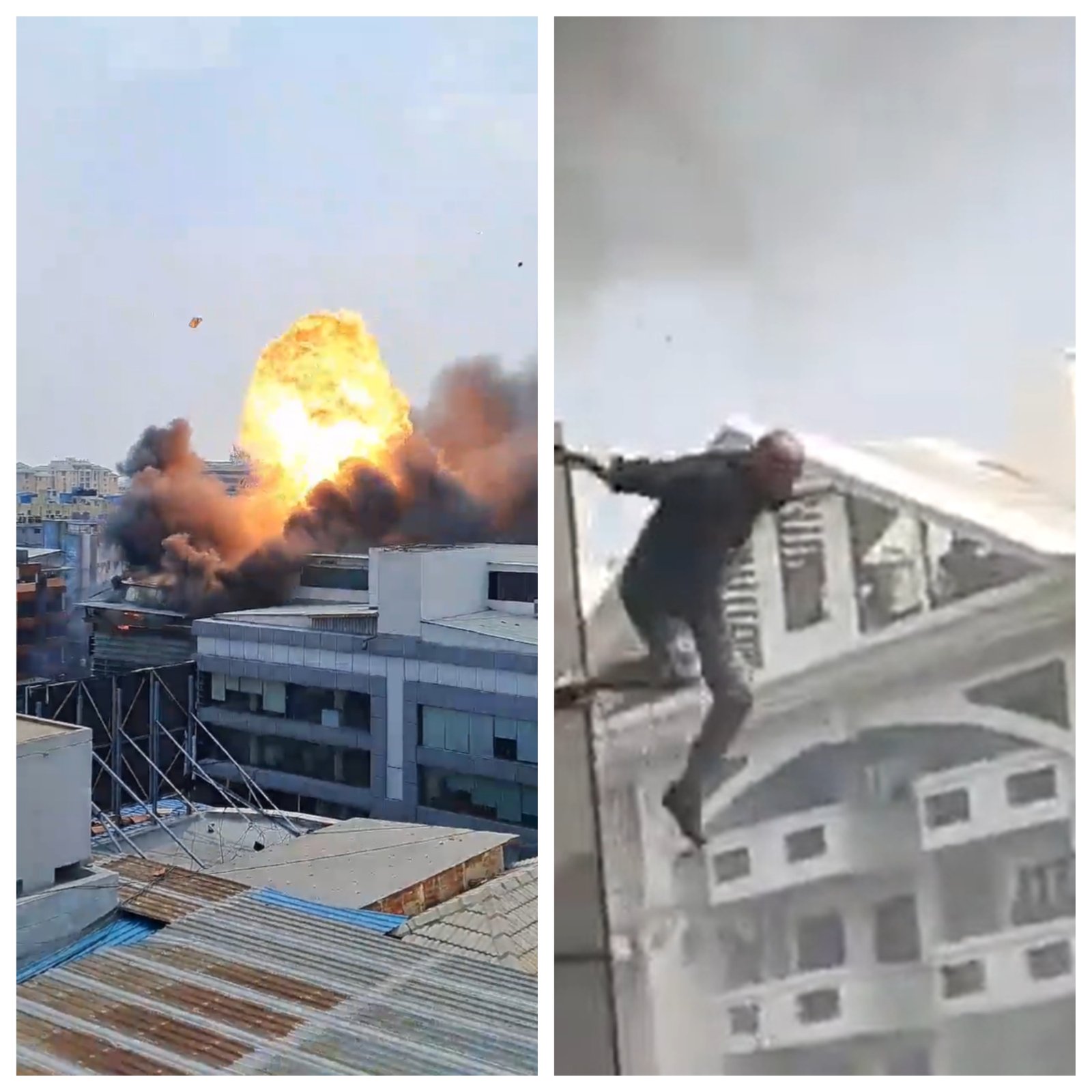 Big fire at Mudpipe Cafe in Koramangala: Man jumped from building 1 Big fire at Mudpipe Pub in Koramangala: Man jumped from building