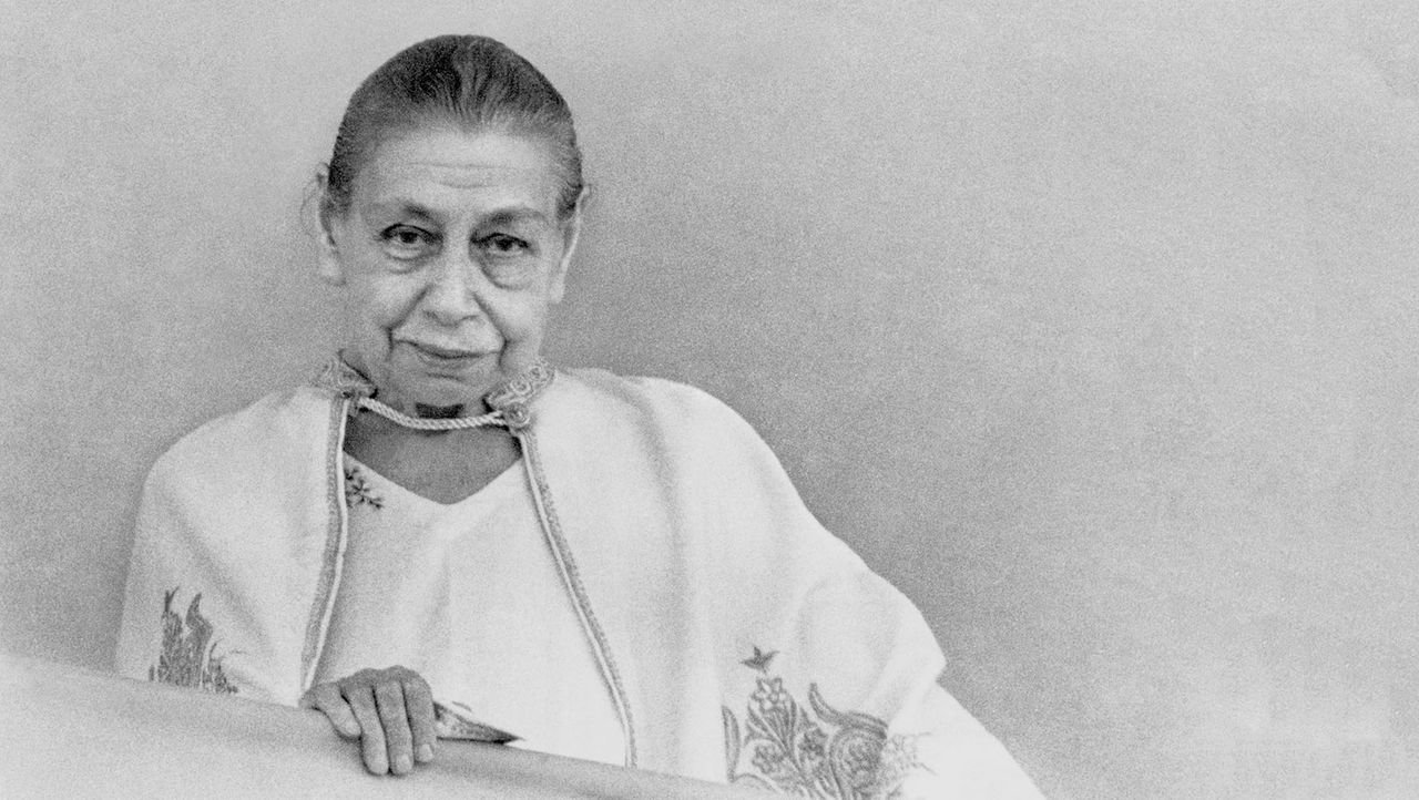 People pay tributes to Mira Alfassa at Aurobindo Ashram on her 146th birth anniversary 1 People pay tributes to Mira Alfassa at Aurobindo Ashram on her 146th birth anniversary