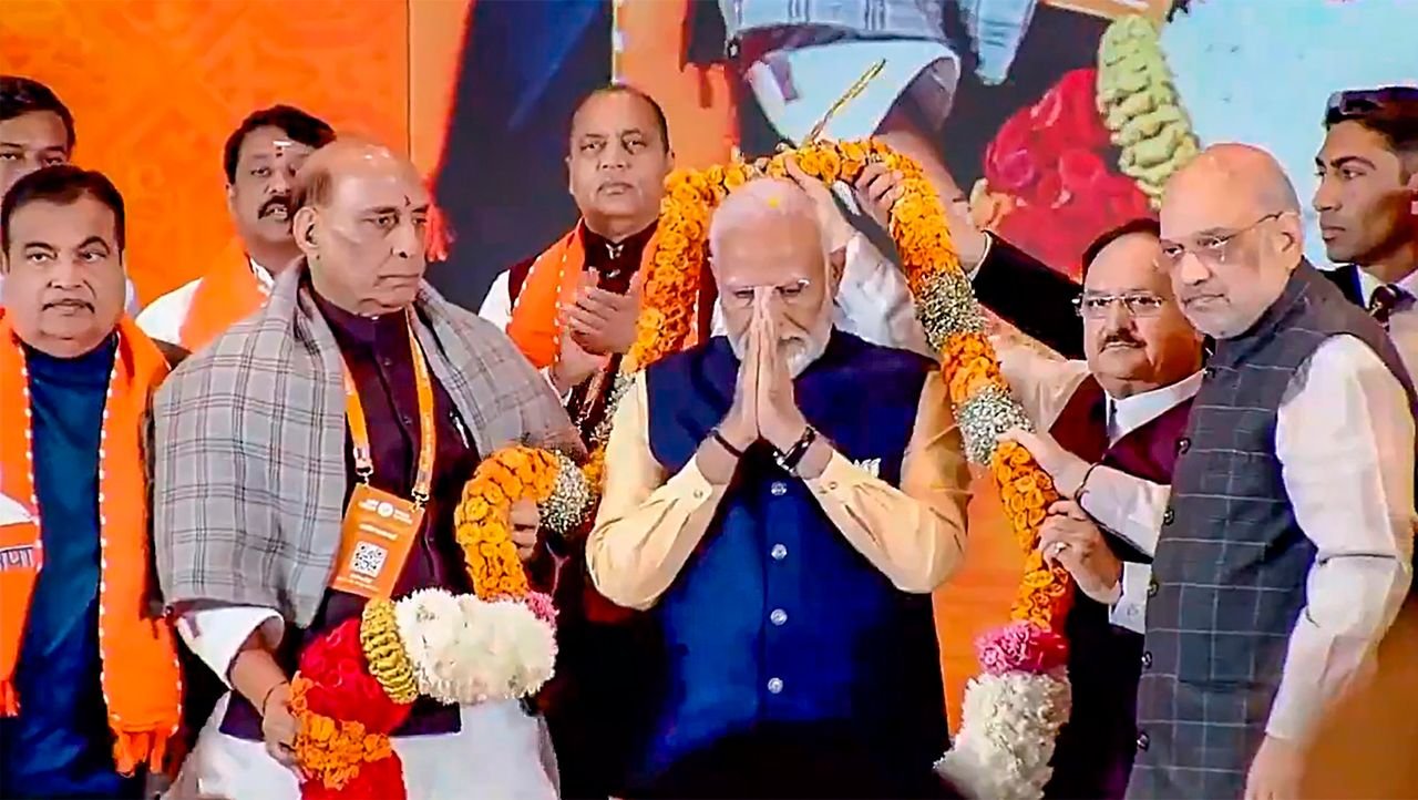BJP has ended credibility crisis in politics: Rajnath Singh 1 BJP has ended credibility crisis in politics: Rajnath Singh
