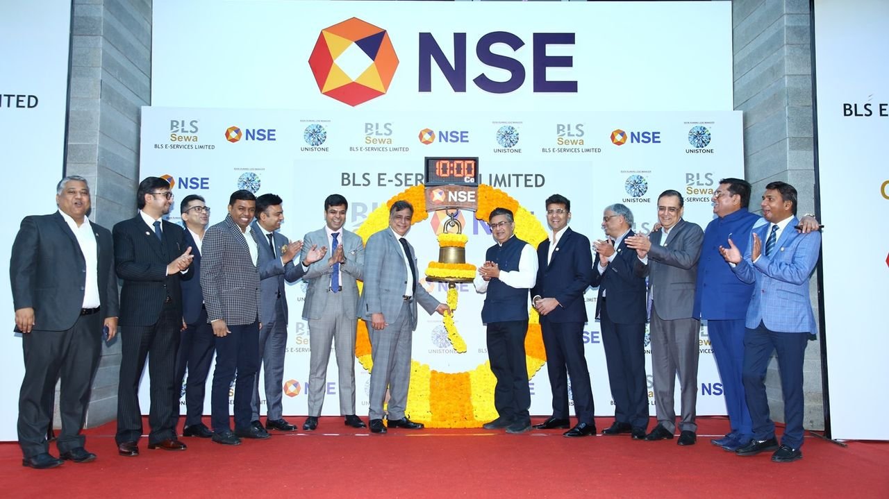 Dream stock market debut for BLS E-Services; shares zoom nearly 129% 1 Dream stock market debut for BLS E-Services; shares zoom nearly 129%