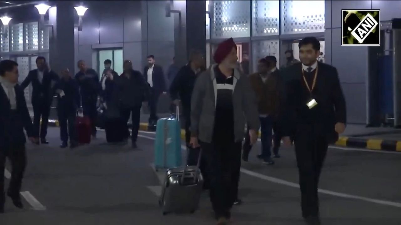 Indian ex-Navy veterans, facing death sentence in Oct, return from Qatar 1 Indian ex-Navy veterans, facing death sentence in Oct, return from Qatar
