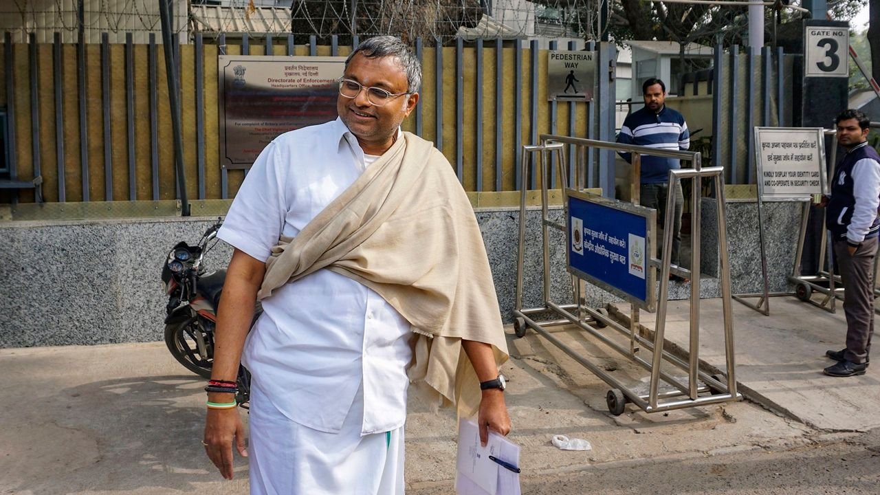 Karti Chidambaram took Rs 50L bribe through close aide in Chinese visa case: ED