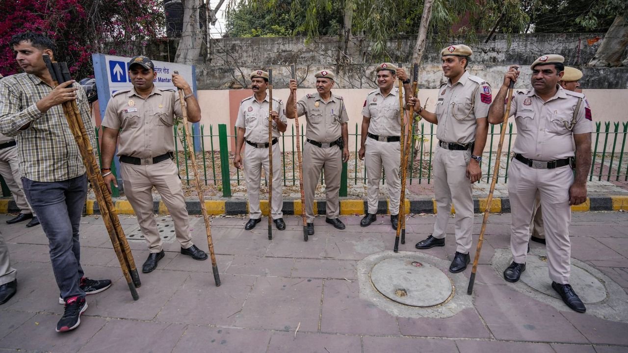 Heavy police deployment in central Delhi for INDIA bloc rally