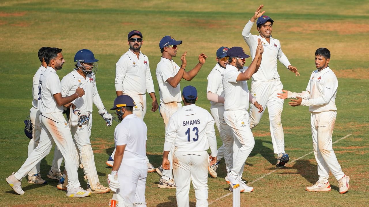 Mumbai clinch Ranji Trophy for 42nd time, beat Vidarbha by 169 runs in final