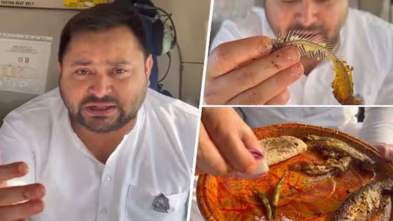 Bihar: RJD leader Tejashwi Yadav trolled for eating fish during Navratri