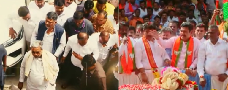 Shivakumar desperately wants to become CM, says K'taka BJP chief Vijayendra