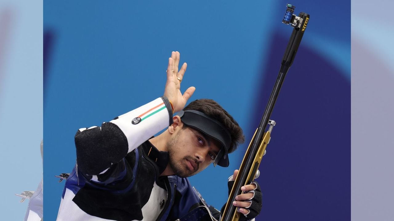 Swapnil Kusale clinches India's first ever 50m rifle 3 positions Olympic bronze