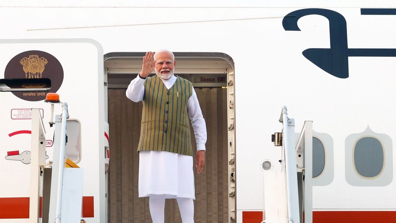 PM Modi arrives in Kazan for BRICS Summit, to meet President Putin