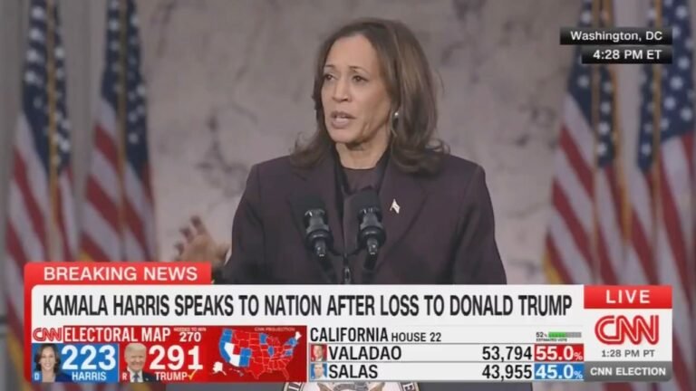 I concede this election, but not the fight: Kamala Harris
