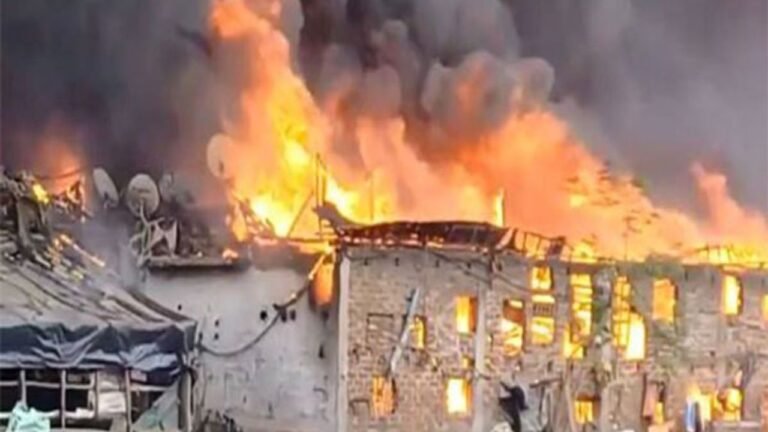 25 garment shops gutted in fire in Bhubaneswar
