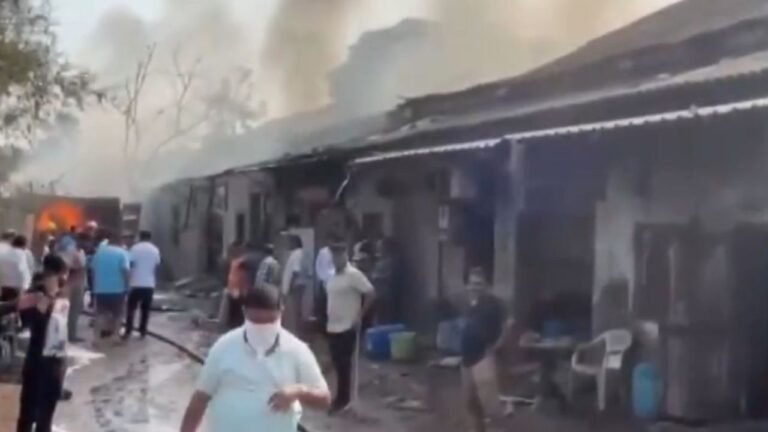 Three workers killed, three injured in fire caused by chemical leak at godown in Gujarat