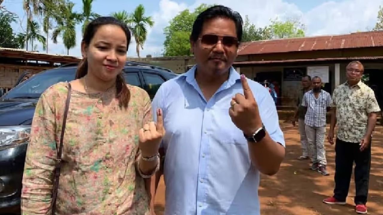 Meghalaya CM's wife Mehtab Chandee Sangma leading in Gambegre bypoll 1 Meghalaya CM's wife Mehtab Chandee Sangma leading in Gambegre bypoll