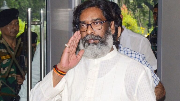 J'khand CM Hemant Soren ahead by 12,818 votes in Barhait assembly seat 6 J'khand CM Hemant Soren ahead by 12,818 votes in Barhait assembly seat