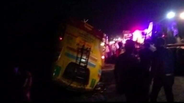 3 killed, 13 injured after bus overturns on highway in Rajasthan's Bundi