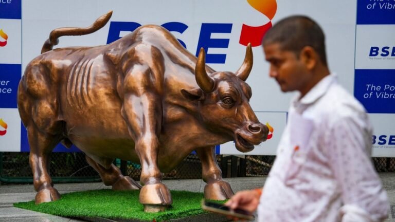 Sensex, Nifty settle flat in see-saw trade on FII selling, weak Q2 results