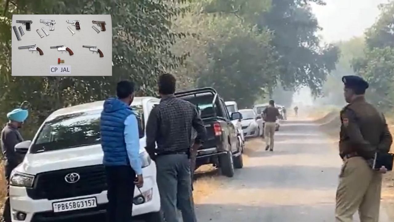 Punjab police nabs two gangsters after shootout in Jalandhar 1 Punjab police nabs two gangsters after shootout in Jalandhar
