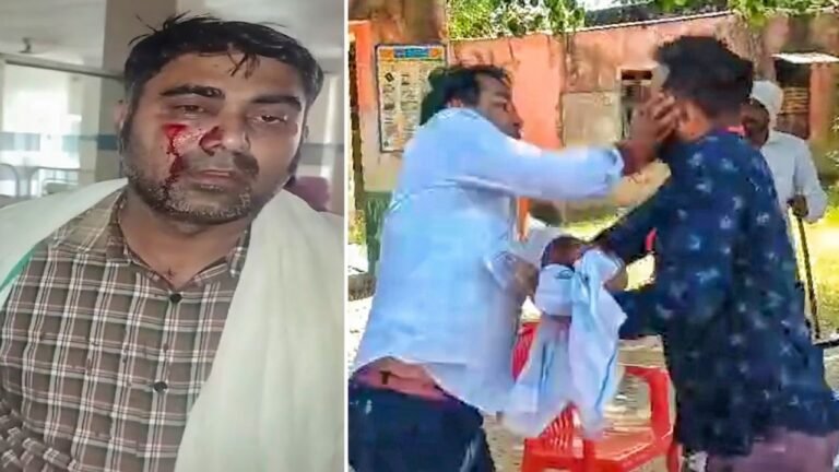PTI reporter assaulted by mob in Tonk, camera snatched and burnt 2 PTI reporter assaulted by mob in Tonk, camera snatched and burnt