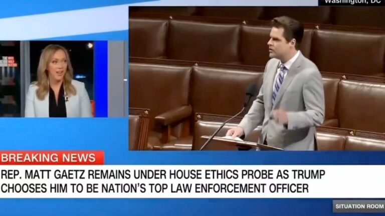 What emotional outburst at CNN over Matt Gaetz AG nomination means