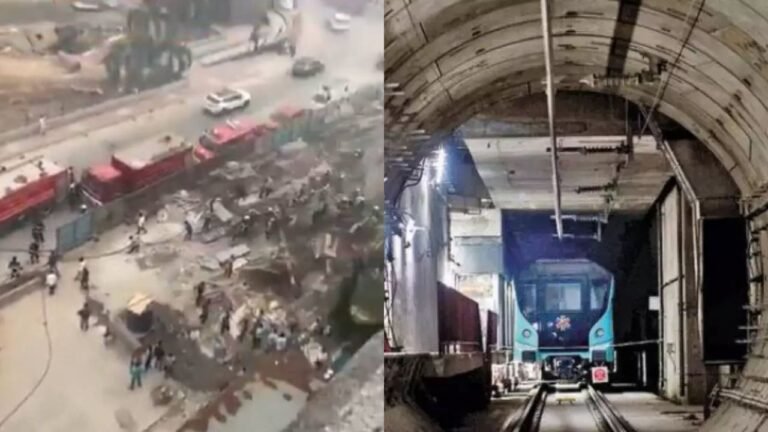 Fire in Mumbai's BKC metro basement; services suspended at station, none injured 6 Fire in Mumbai's BKC metro basement; services suspended at station, none injured