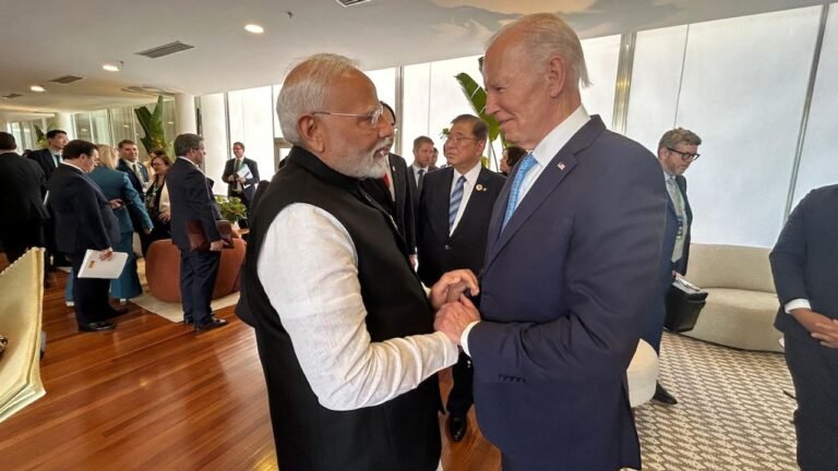 PM Modi interacts with world leaders on the sidelines of G20 Summit
