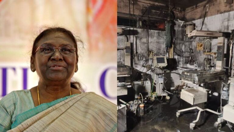 President Murmu condoles death of newborns in Jhansi hospital fire 1 President Murmu condoles death of newborns in Jhansi hospital fire