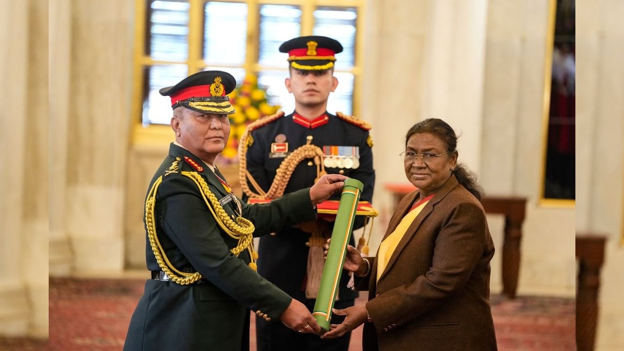 Nepal Army chief conferred honorary rank of 'General of Indian Army' by President Murmu 1 Nepal Army chief conferred honorary rank of 'General of Indian Army' by President Murmu