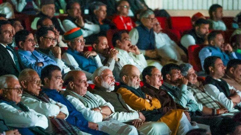 PM Modi, his Cabinet colleagues watch 'Sabarmati Report' 1 PM Modi, his Cabinet colleagues watch 'Sabarmati Report'
