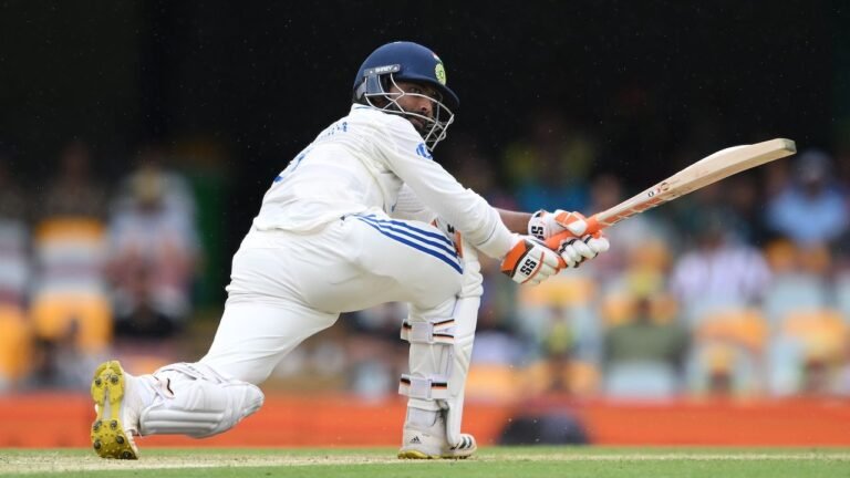 Ravindra Jadeja hits fifty as India reach 180/6 before the rain stops play again