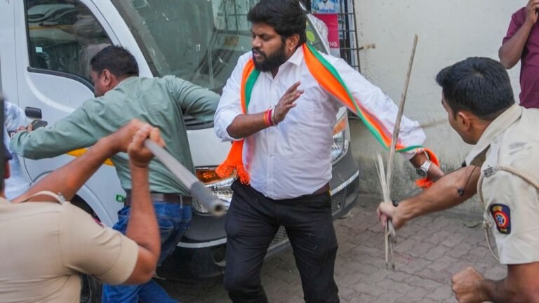 BJP youth wing workers vandalise Congress office in Mumbai; FIR filed, 14 detained