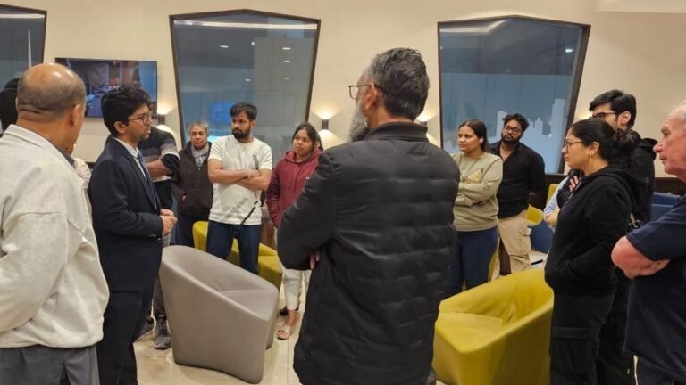 Indian passengers stranded at Kuwait airport depart for Manchester