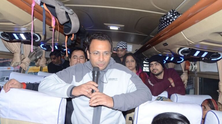Delhi BJP's slum outreach: Vishnu Mittal facilitates pilgrimage for locals