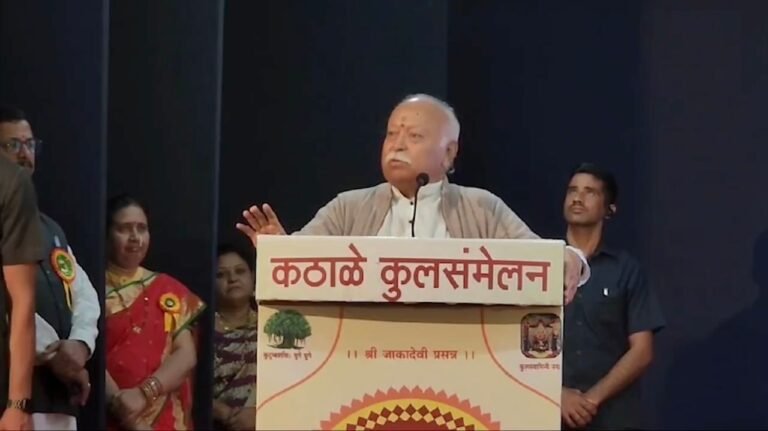 Every couple should produce at least 3 kids: RSS chief Mohan Bhagwat